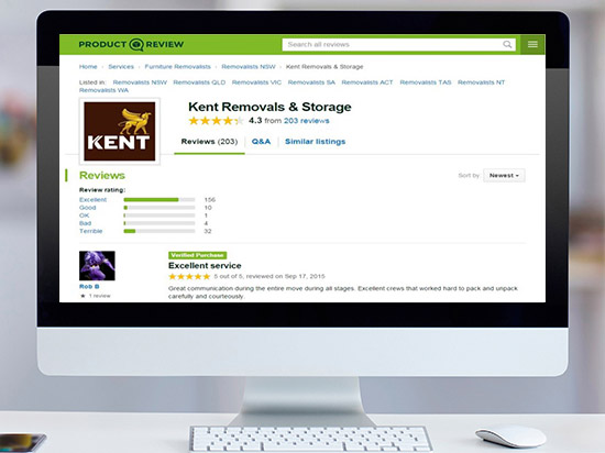 Gallup Kent Removals case study reputation management, social media, PR and content marketing campaigns