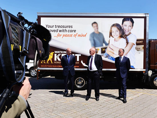 Gallup Kent Removals case study staged and leveraged state and national public relations/media events