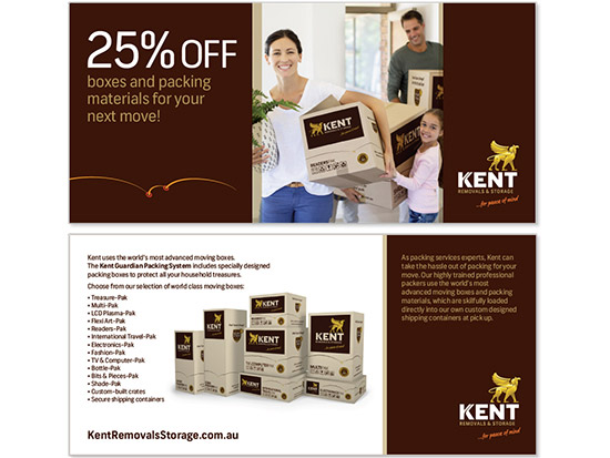 Gallup Kent Removals marketing results include direct mail (DM) response rate and ROI that outperforms industry average