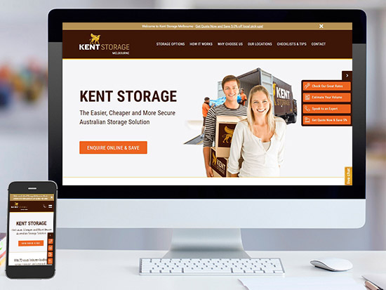Gallup Kent Storage digital marketing results created disrupting national and hyper-localised SEO, PPC, UX and conversion optimised website